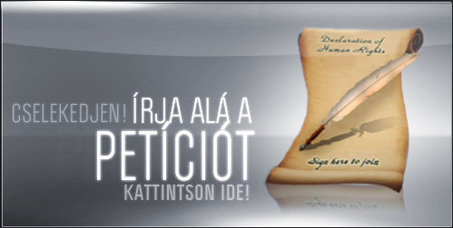 CSELEKEDJEN! ÍRJA ALÁ A PETÍCIÓT!  KATTINTSON IDE!