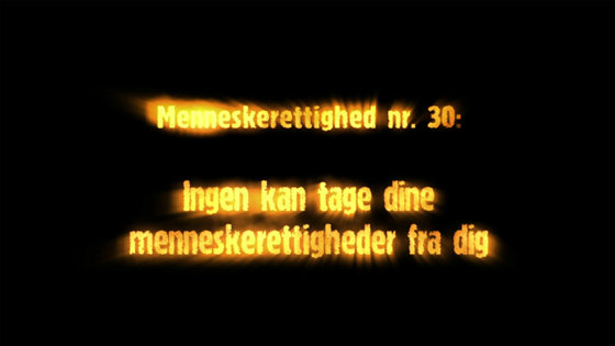 Menneskerettighed nr. 30
Ingen kan tage dine menneskerettigheder fra&nbsp;dig